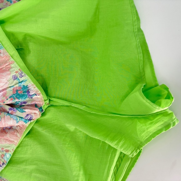 Sundae Muse Romper Dress Size 10 Floral Print Puff Sleeve Cottage Core - Picture 12 of 14